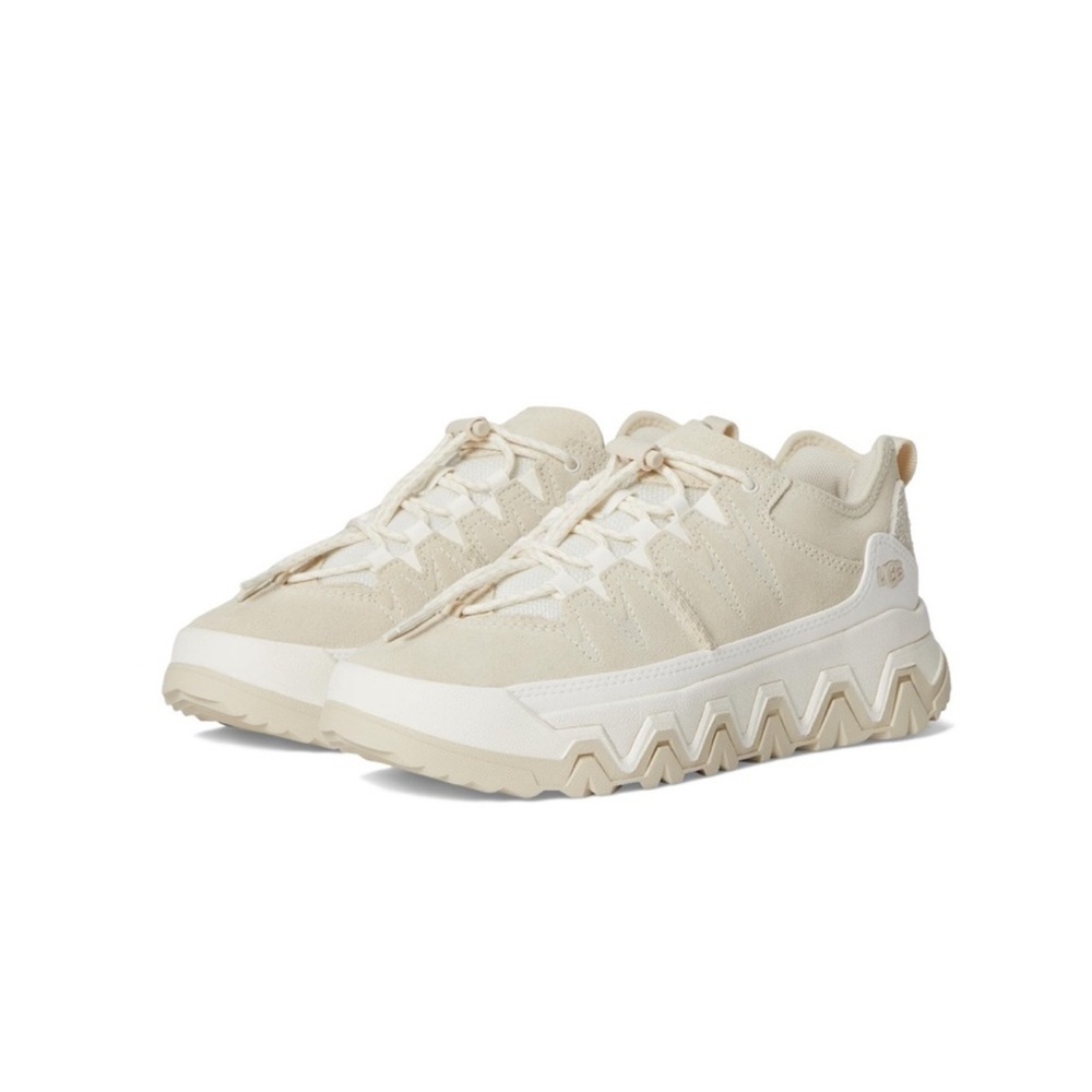 UGG Cream Fabric Sneakers